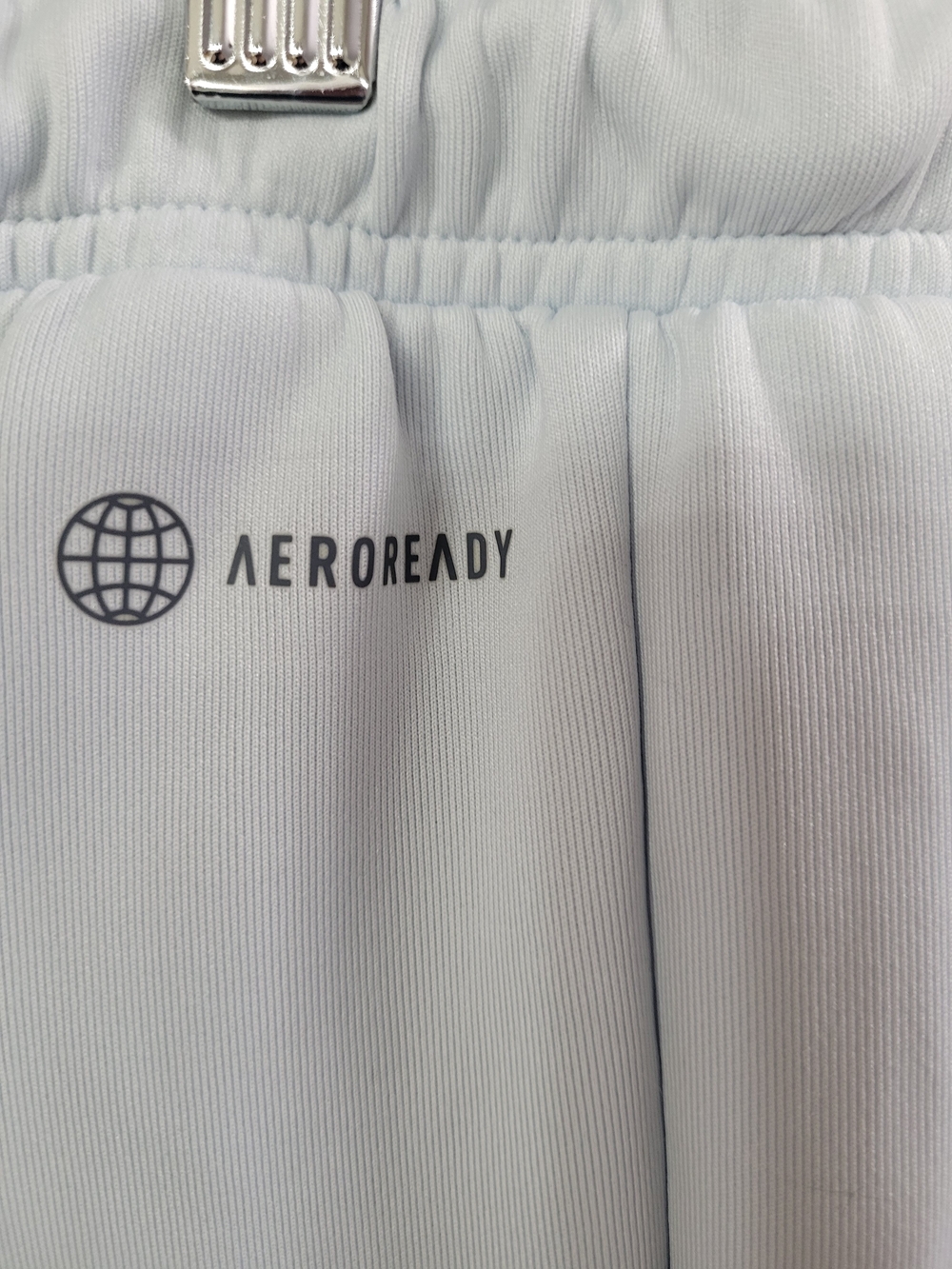 adidas Wide Leg Track Pants in Light Blue - Picture 5 of 14